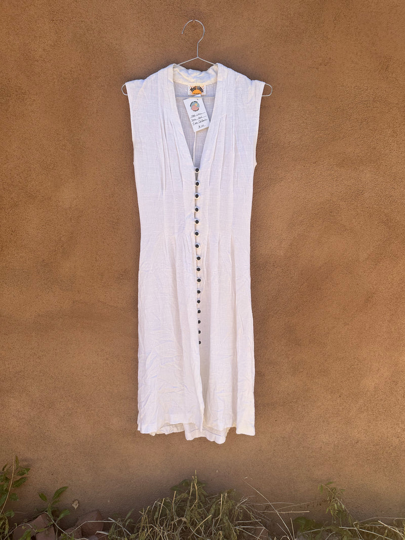 1970's Linen Dress - New Times California