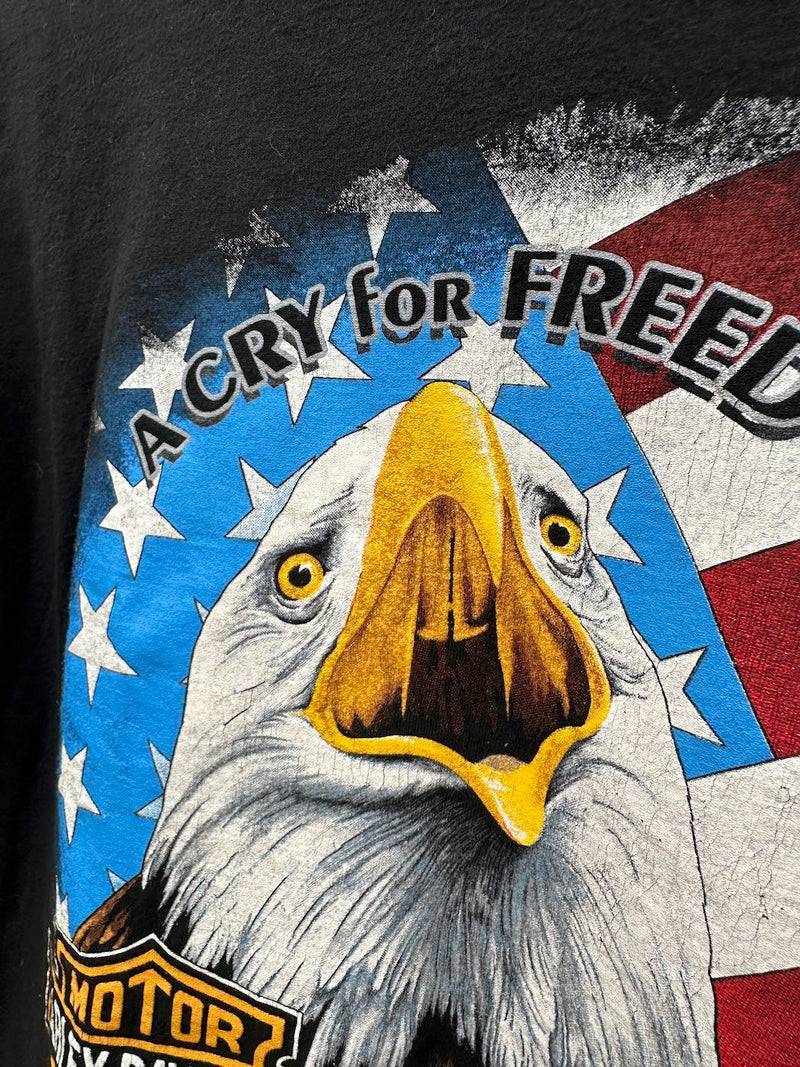 1988/1990 Harley Davidson Topeka, Kansas "A Cry for Freedom" T-shirt