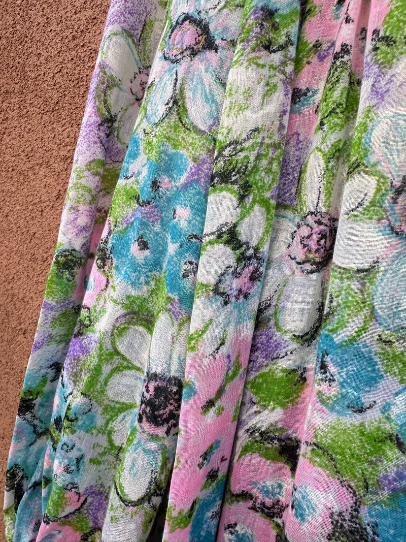 Floral Empire Waist 70's Hippie Dress by The Corporation