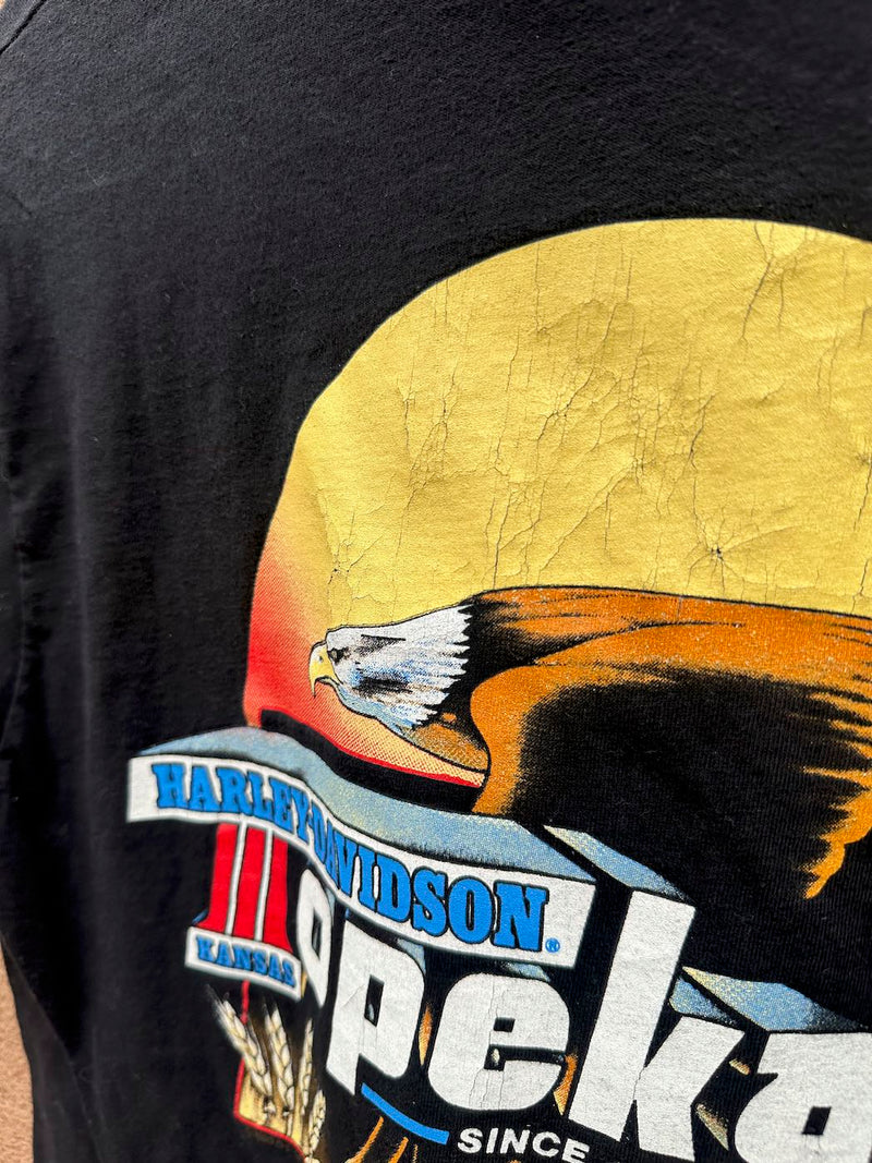 1988/1990 Harley Davidson Topeka, Kansas "A Cry for Freedom" T-shirt
