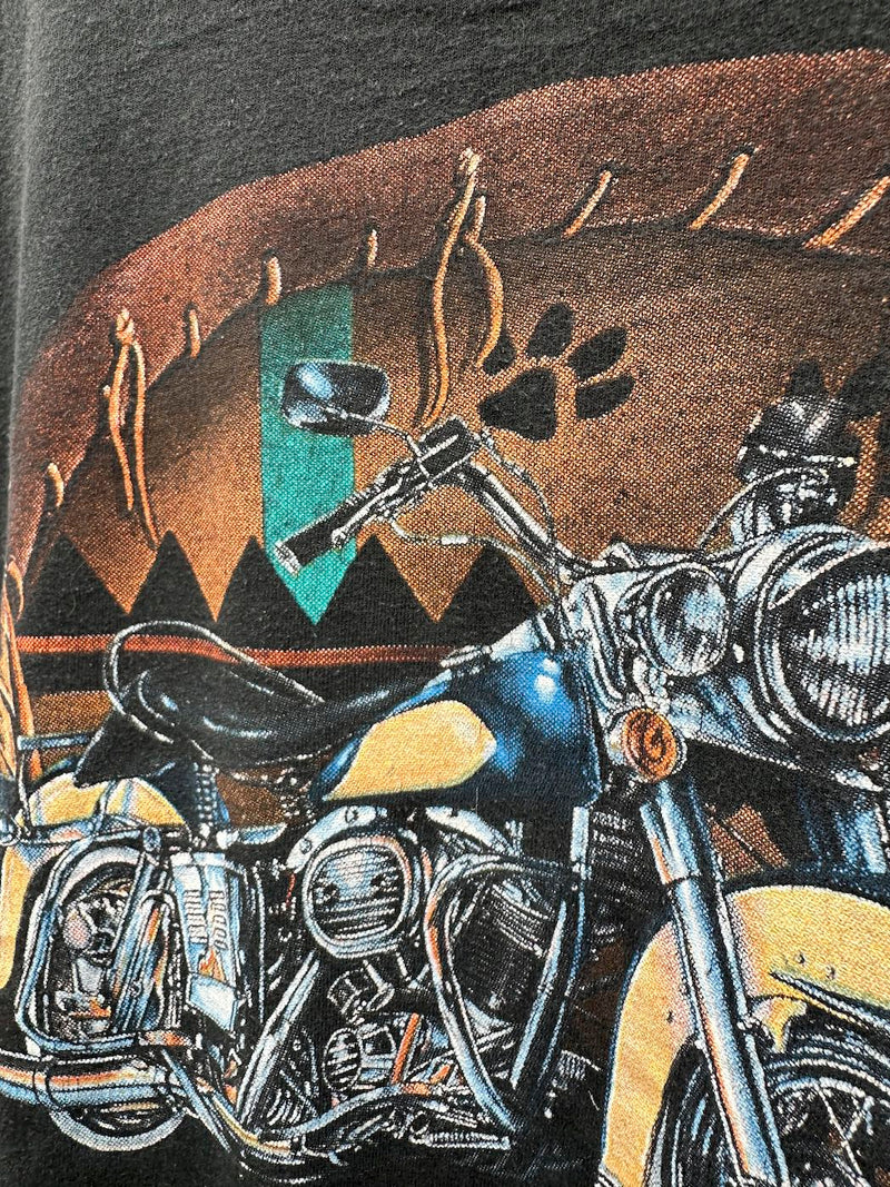 3D Emblem Motor Cycle Wild American Biker Shirt - Albuquerque, NM