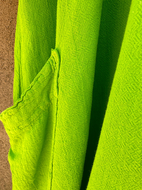 Lime Green Dress by Water Sister - Cotton