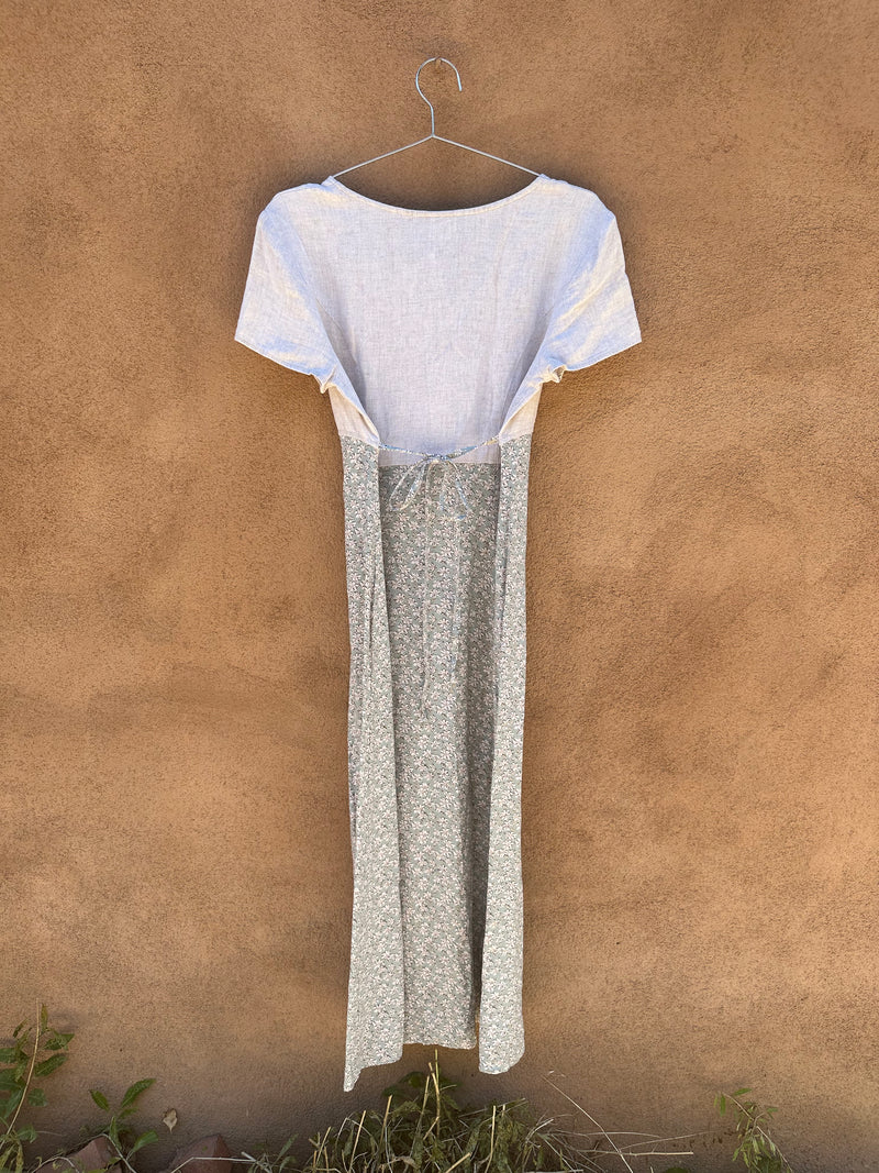 Empire Waist Linen & Rayon Dress - All That Jazz