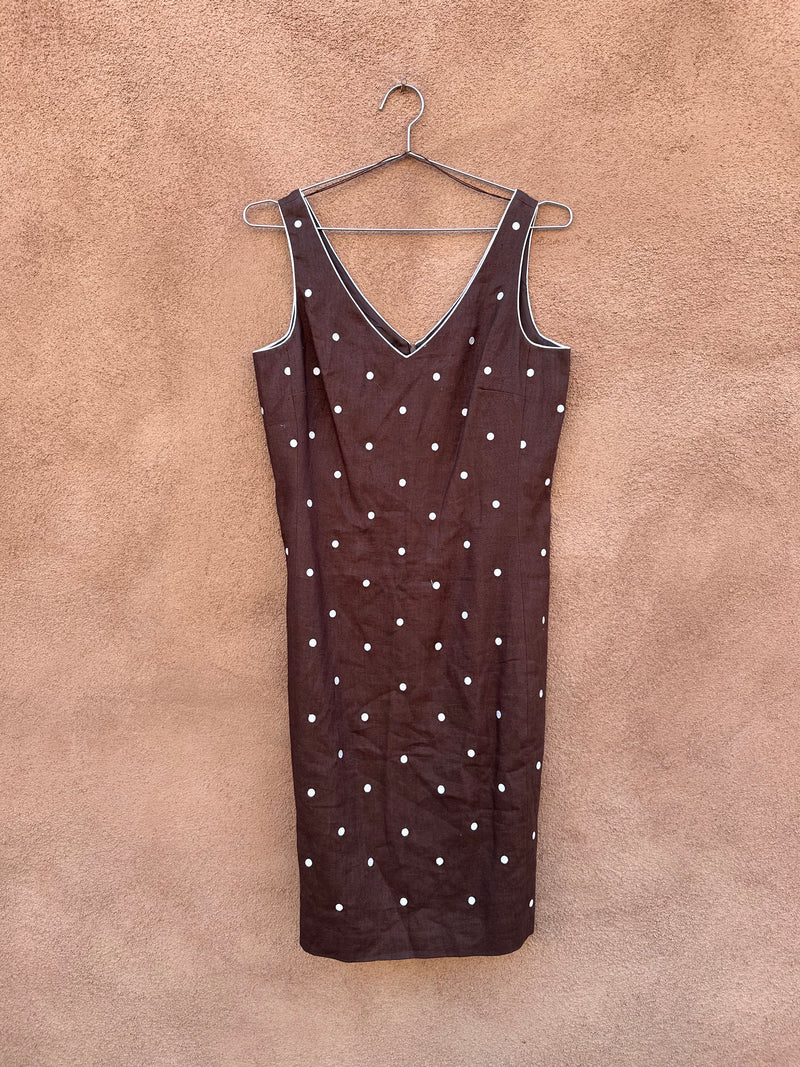 donna morgan linen dress Donna Morgan Gathered Linen Mini Dress