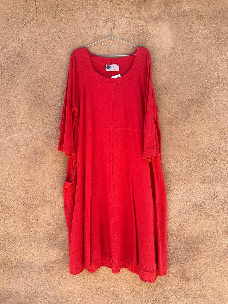Red Dress by Water Sister - Cotton