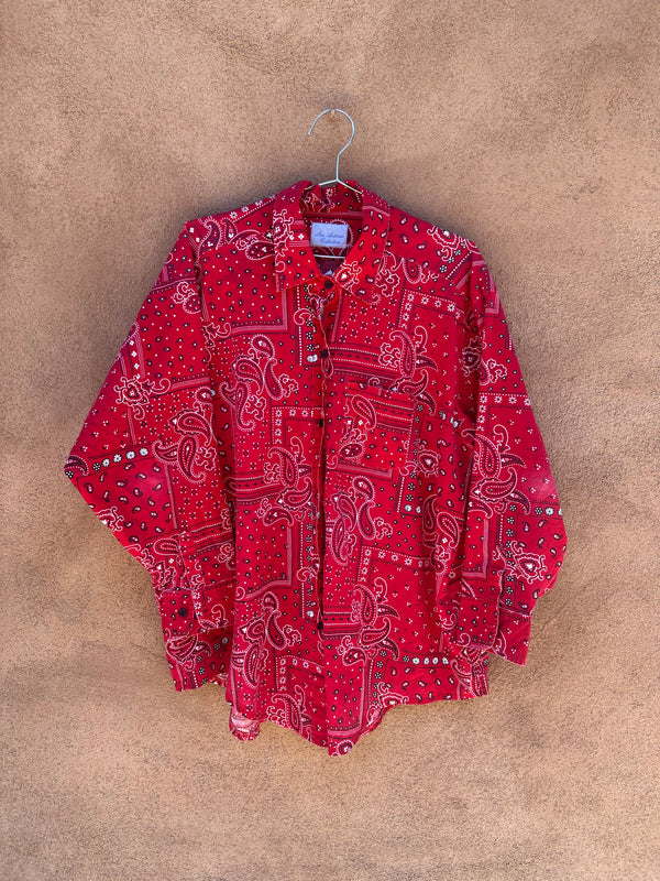 Red Handkerchief Blouse - San Antonio Collection