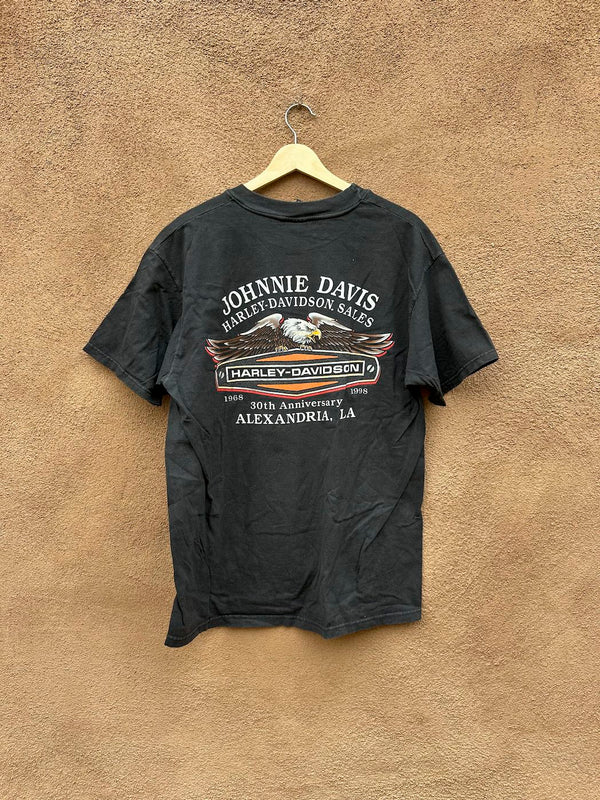Johnnie Davis Harley Davidson T-shirt, Alexandria, VA