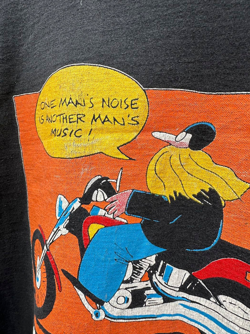 One Man's Noise is Another Man's Music Quebec Harley Davidson T-shirt - as is