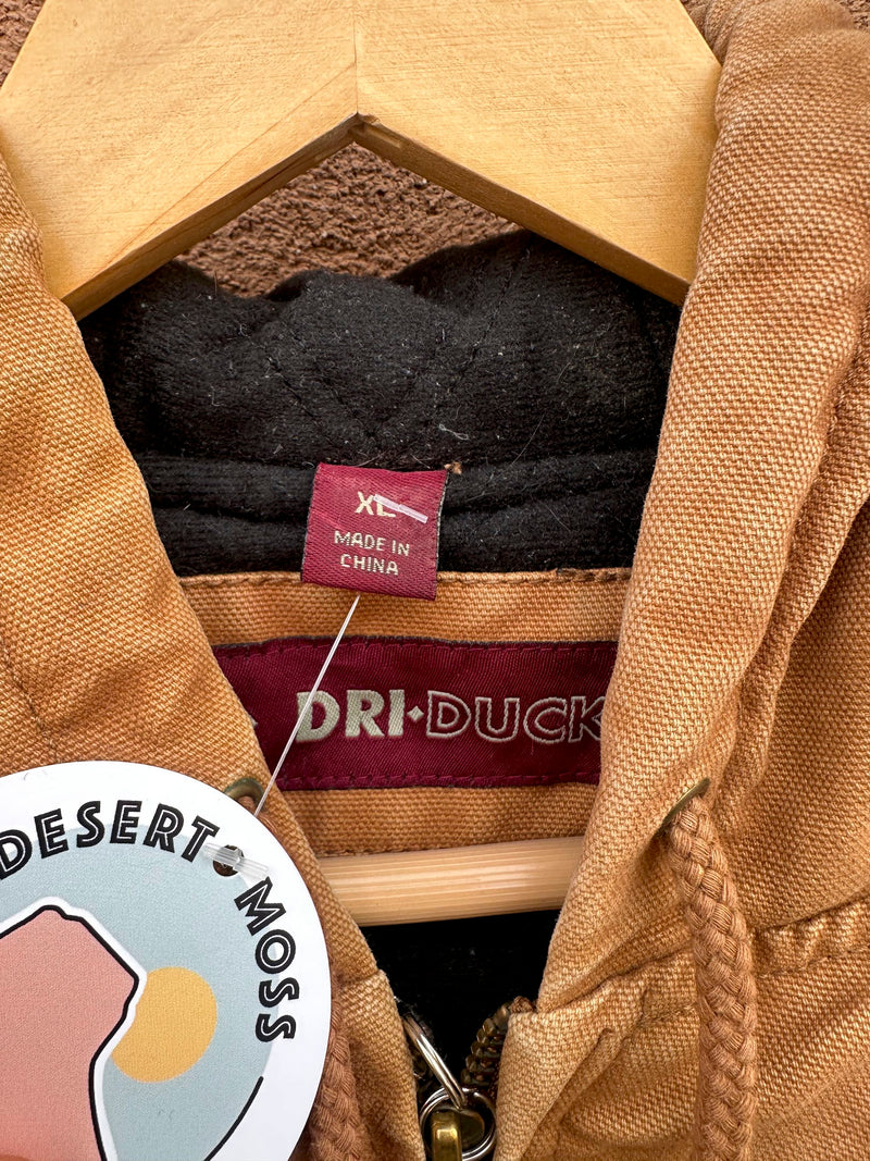 Dri Duck Cotton Canvas Hooded Jacket