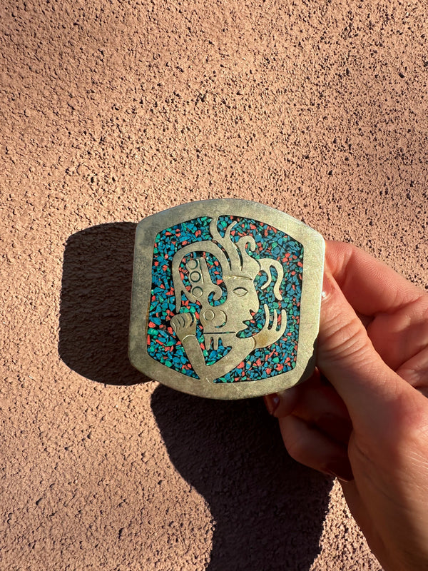 Mayan Belt Buckle