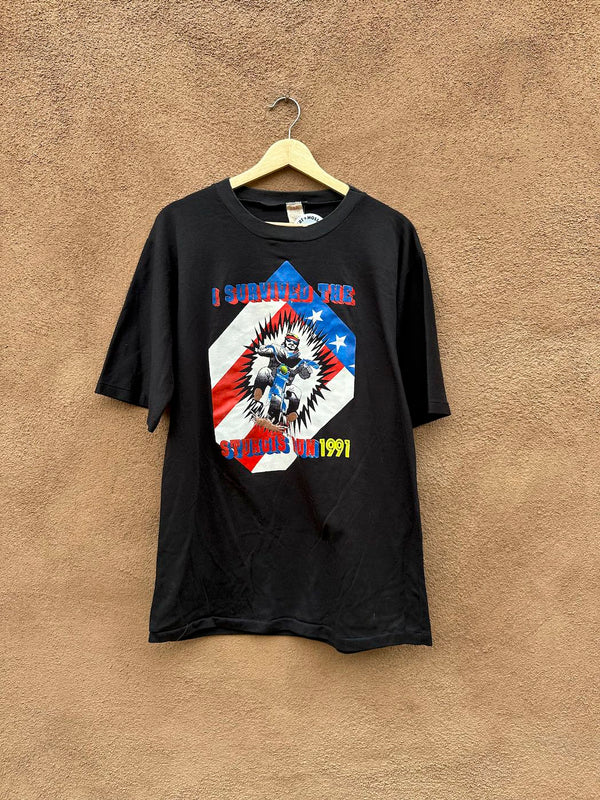 I Survived the Sturgis Run" 1991 51st Run T-shirt