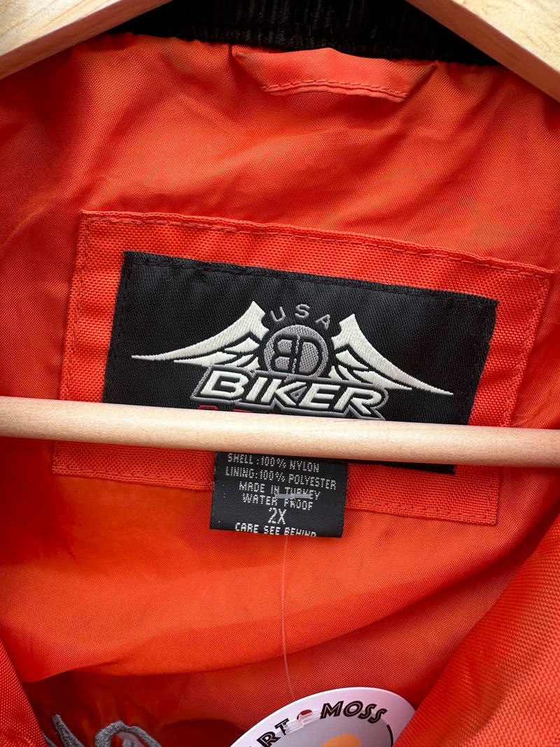 2005 Daytona Beach Bike Week Orange Riding Jacket 2XL