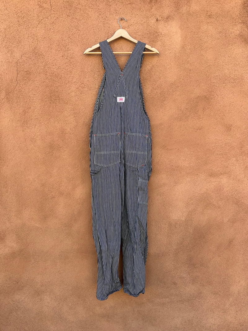 Round House Railroad Engineer Stripe Overalls - Made in USA