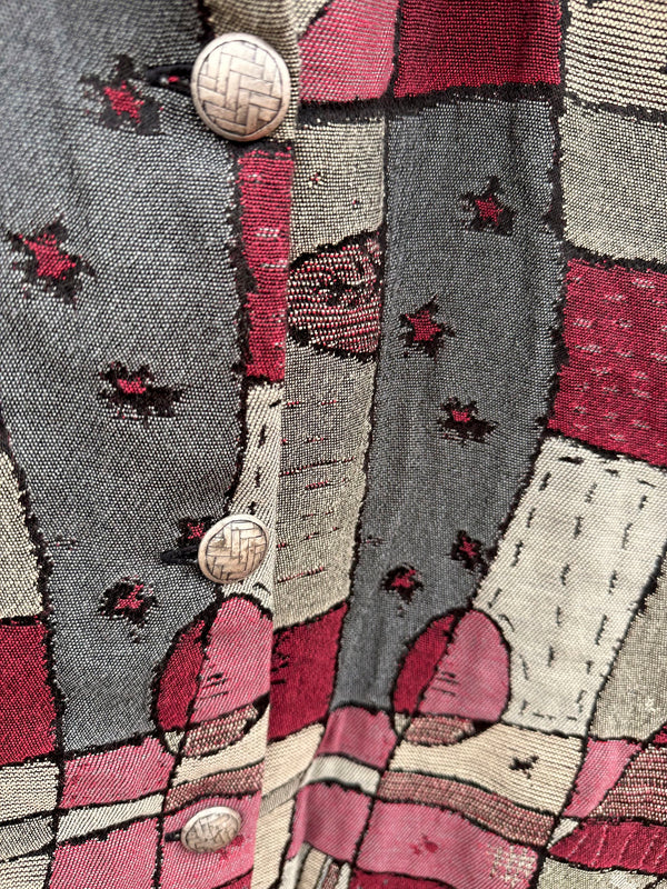 Abstract Patchwork Style Silverado Jacket, Made in New Mexico