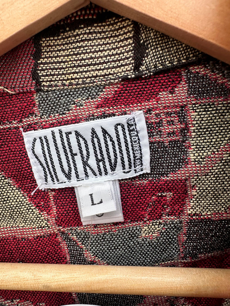 Abstract Patchwork Style Silverado Jacket, Made in New Mexico