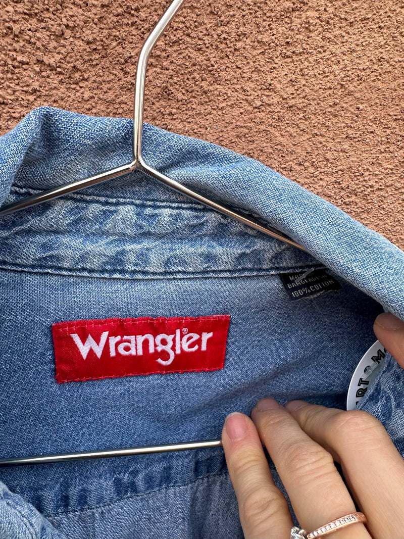 Denim Wrangler Button Up Shirt L/XL