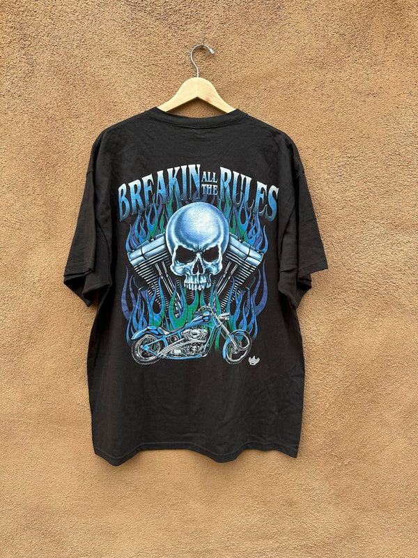 Screaming Steel Twin Engine 90's Johnny's Biker T-shirt