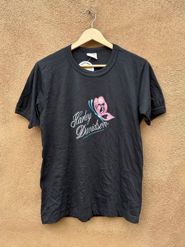 Early 1980's Harley Davidson Butterfly T-shirt
