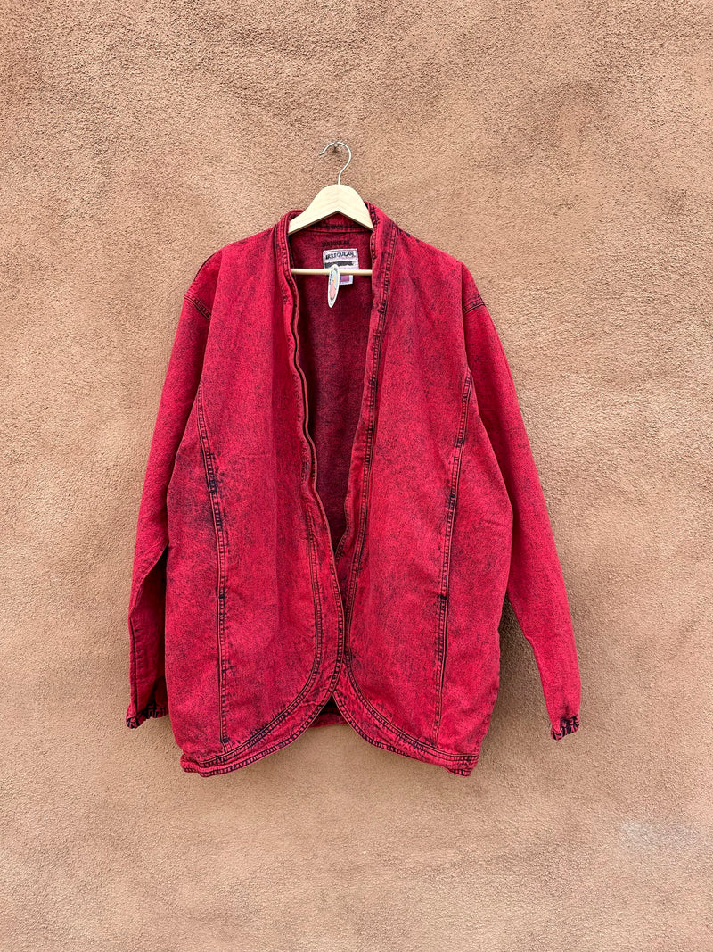 Acid Wash Red Sundance Denim Jacket