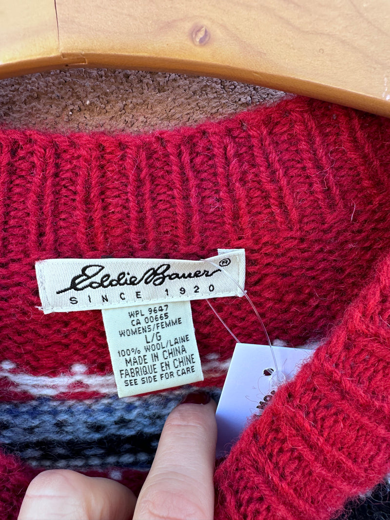 Eddie Bauer Wool Scandinavian Sweater