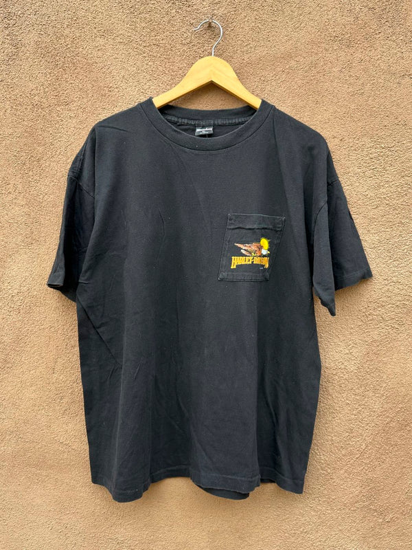 Harley Davidson First in Flight Fun Wear Pocket T-shirt