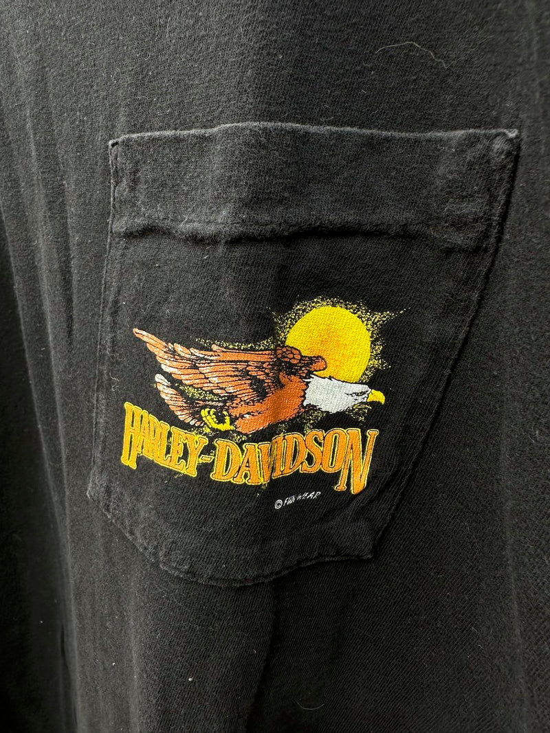 Harley Davidson First in Flight Fun Wear Pocket T-shirt