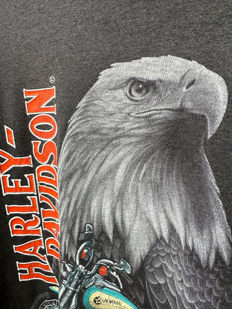 3D Emblem 1991/1992 Harley Davidson Springer Softail T-shirt