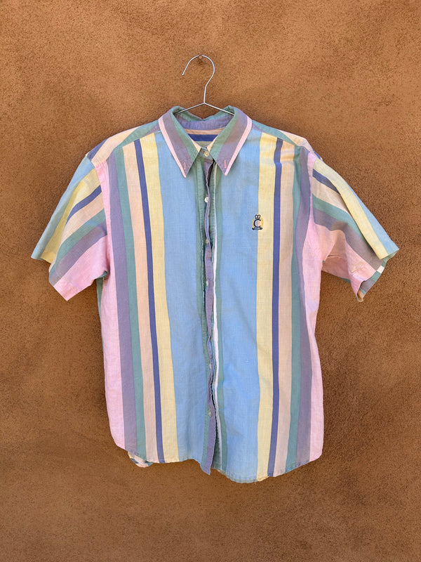 Striped Bugle Boy Short Sleeve Shirt