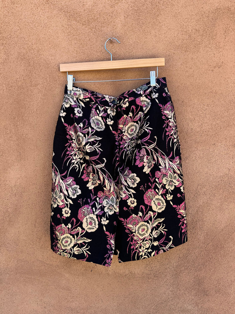 Ellen D. Metallic Weave Skirt