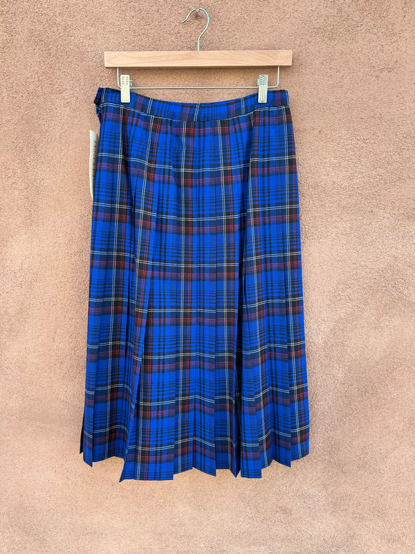 Petite Pendleton 1980's NWT Pleated Virgin Wool Skirt