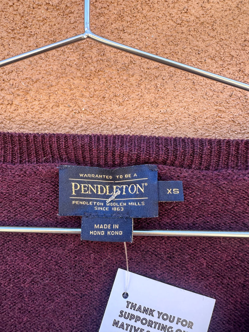 Maroon Sweater Dress by Pendleton