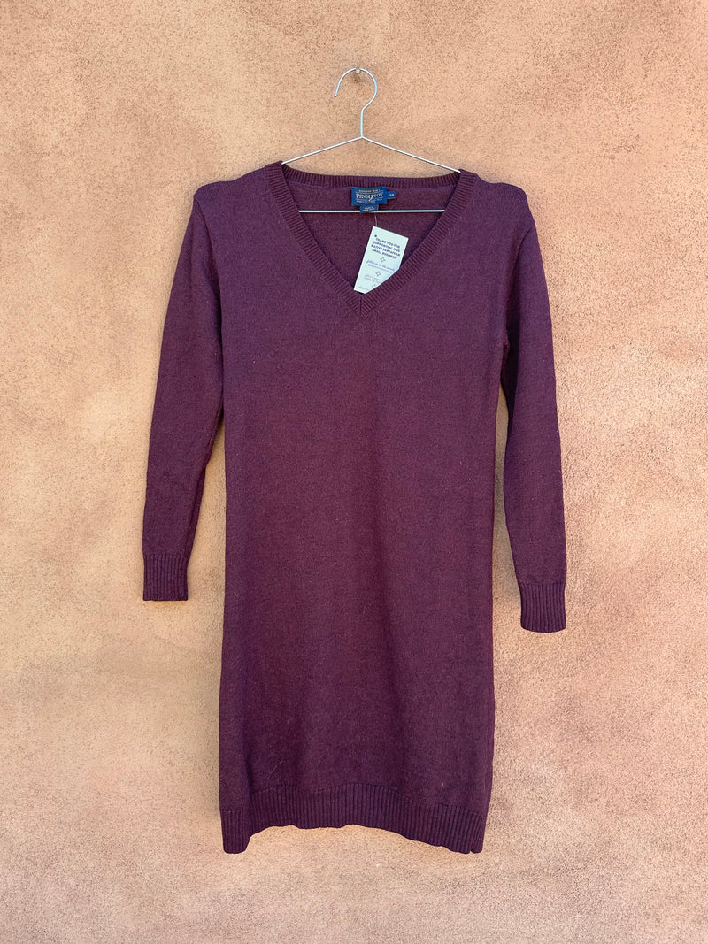 Maroon Sweater Dress by Pendleton