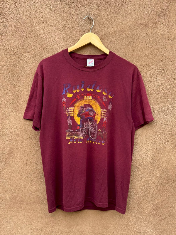 1989 Ruidoso Golden Aspen Rally Biker T-shirt