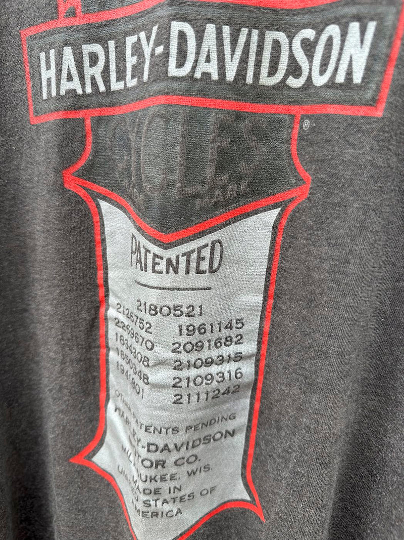 1970's Harley Davidson Patented T-shirt, English's HD - N. Platte, Nebraska