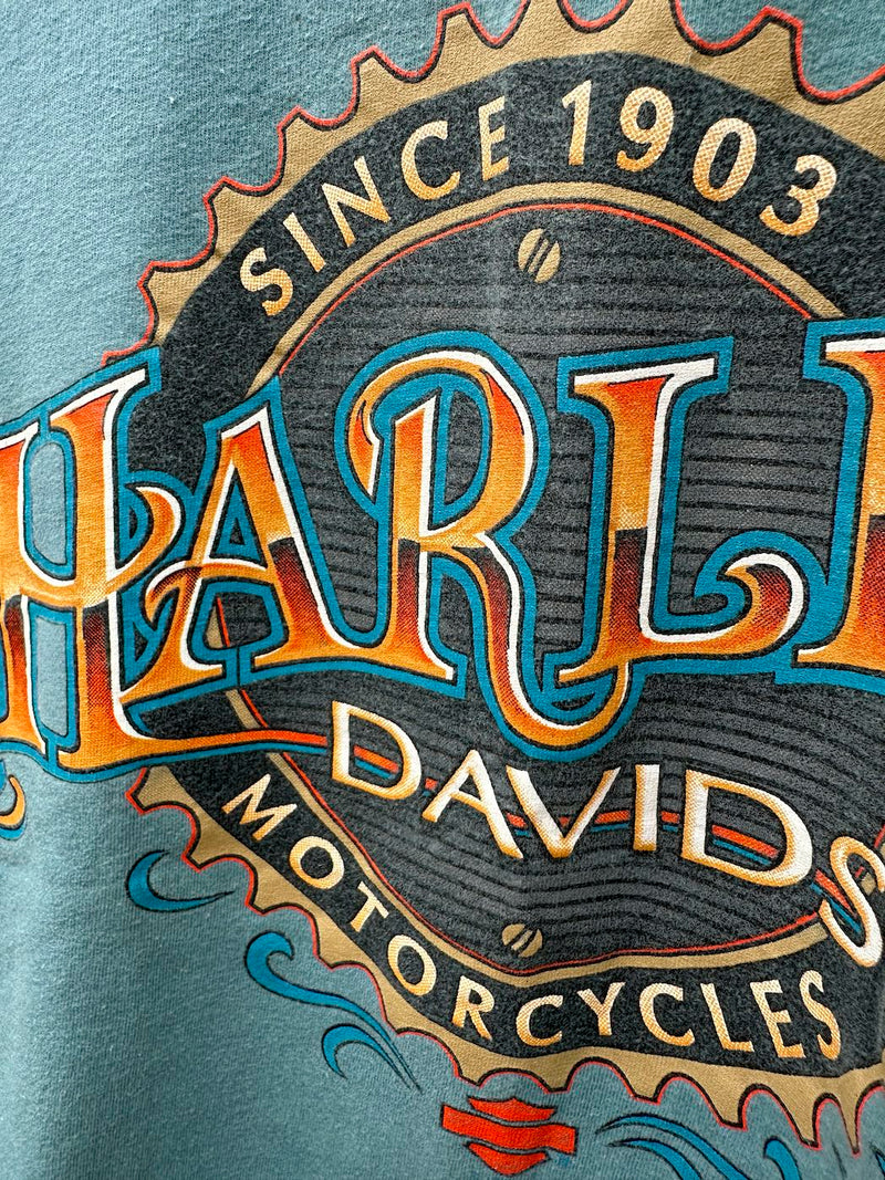 1997 Green River Wyoming Harley Davidson T-shirt