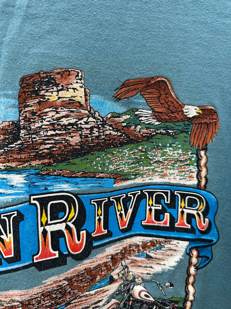 1997 Green River Wyoming Harley Davidson T-shirt