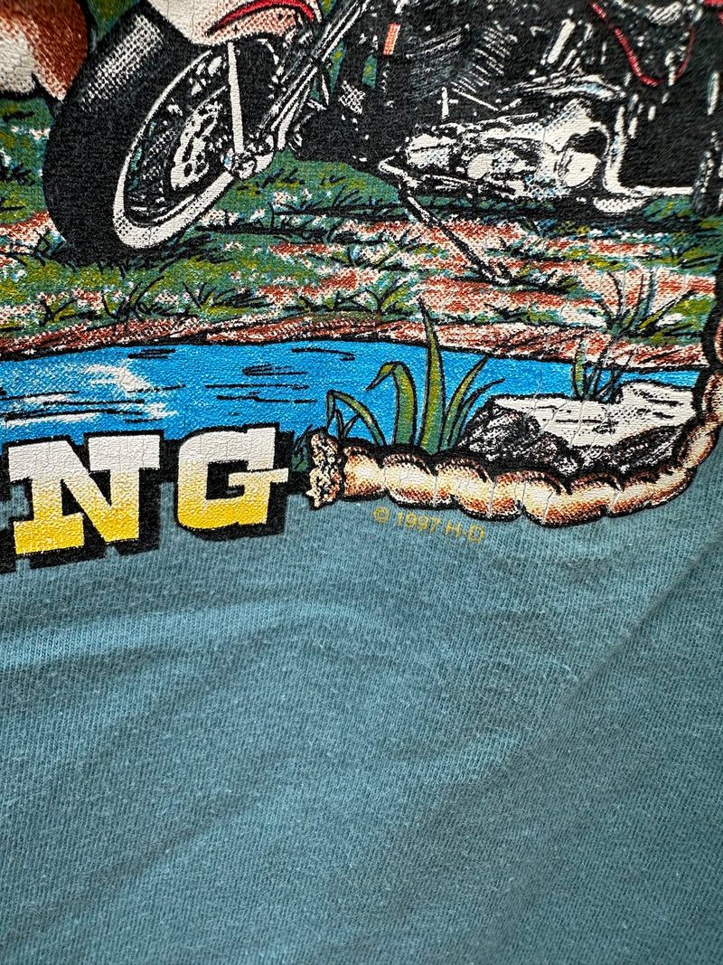 1997 Green River Wyoming Harley Davidson T-shirt