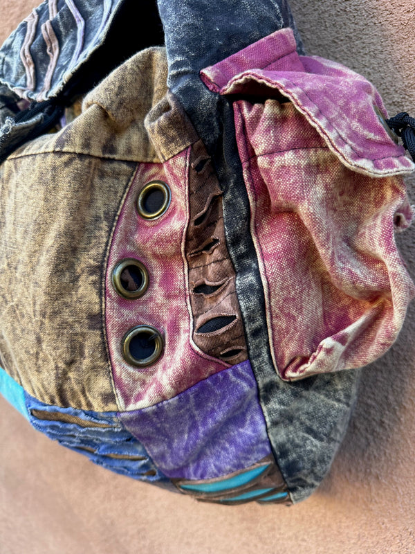 Nepalese Cotton Patchwork Backpack
