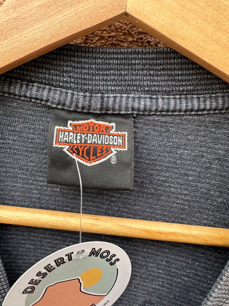 A.D. Farrow Co. Americas Oldest Harley Dealer Columbus, OH Striped HD T-shirt