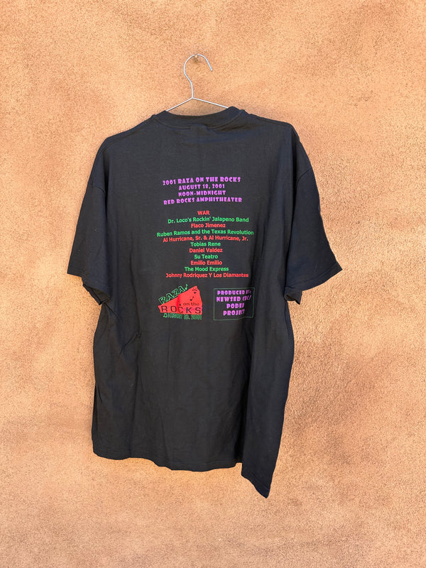 2001 Raza on the Rocks Music Festival T-shirt