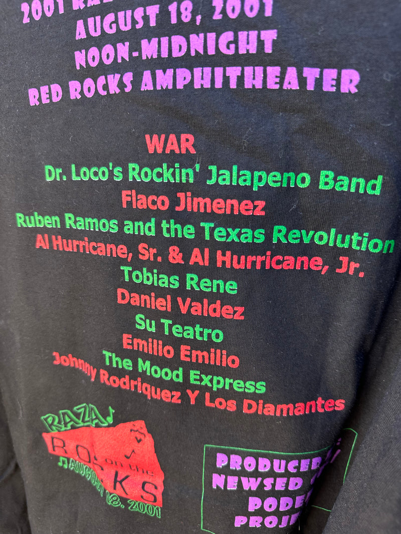 2001 Raza on the Rocks Music Festival T-shirt