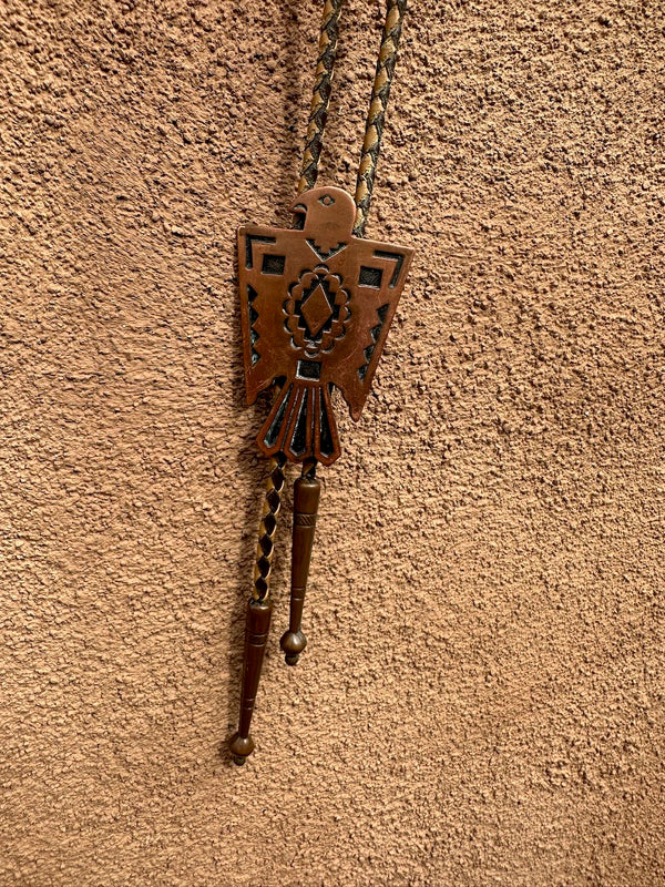 Copper Thunderbird Bolo Tie