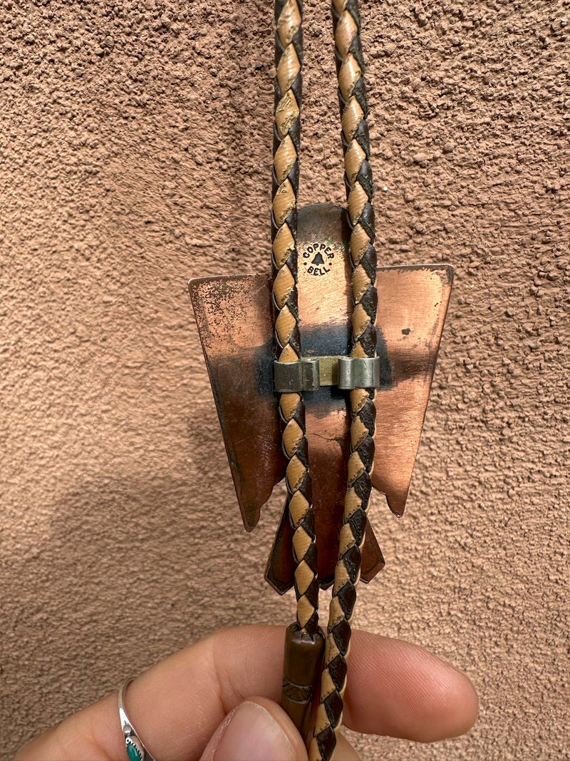Copper Thunderbird Bolo Tie