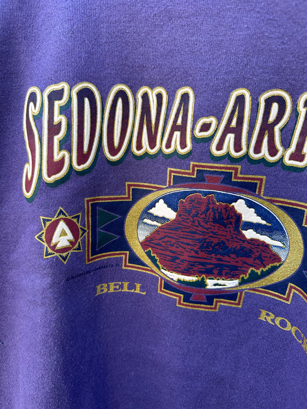 Purple Sedona, Arizona Bell Rock Sweatshirt