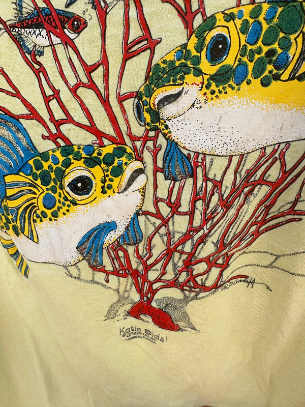1986 Blowfish & Coral T-shirt