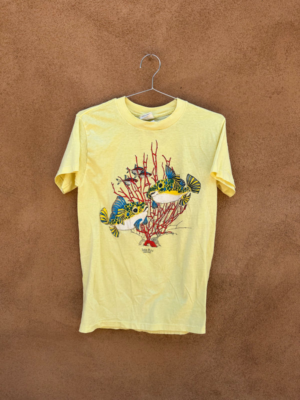 1986 Blowfish & Coral T-shirt