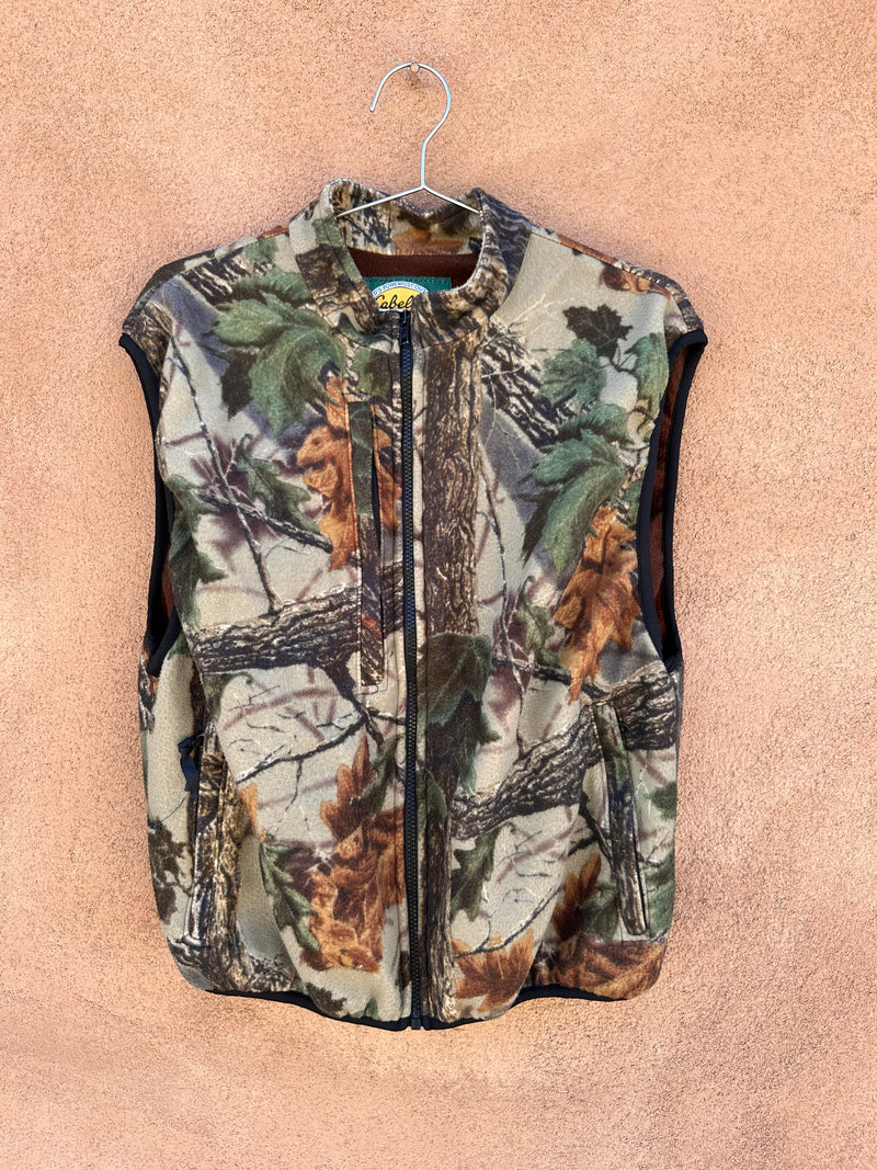 Cabelas Camo Fleece Vest