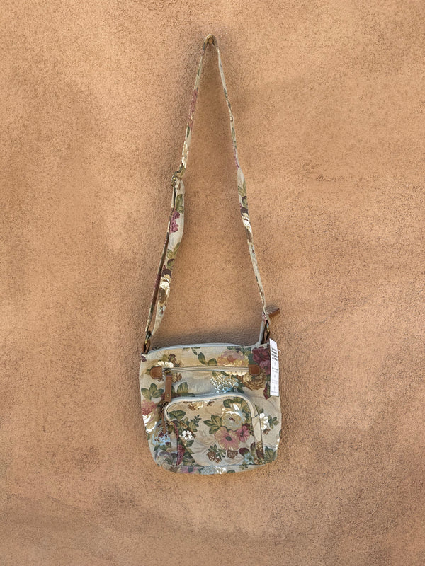 Cute Little Canvas Floral Purse