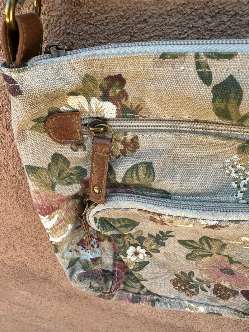 Cute Little Canvas Floral Purse