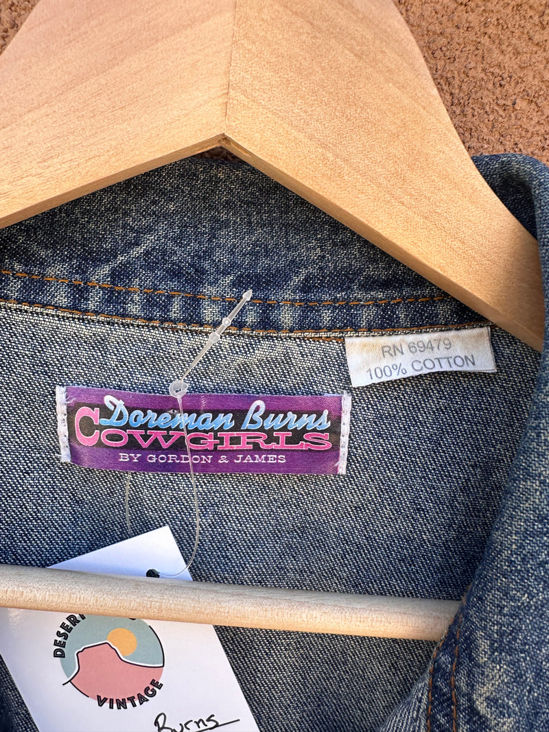 Doreman Burns Cowgirls Denim Jacket by Gordan & James